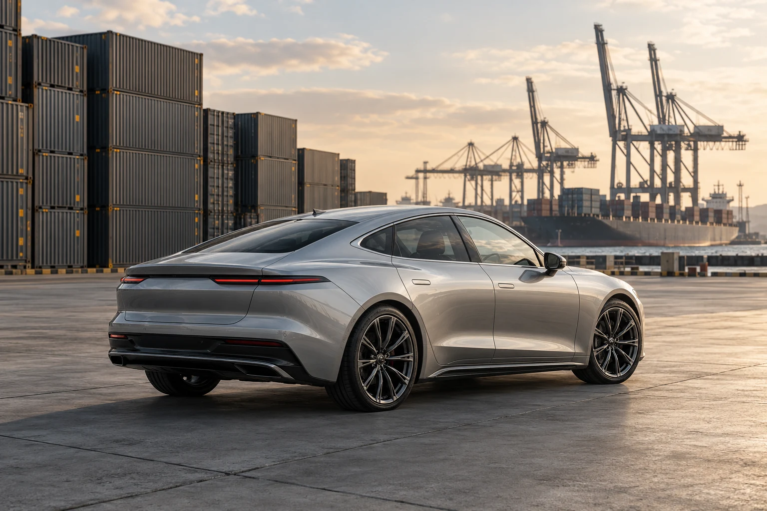 Concept sedan rear view